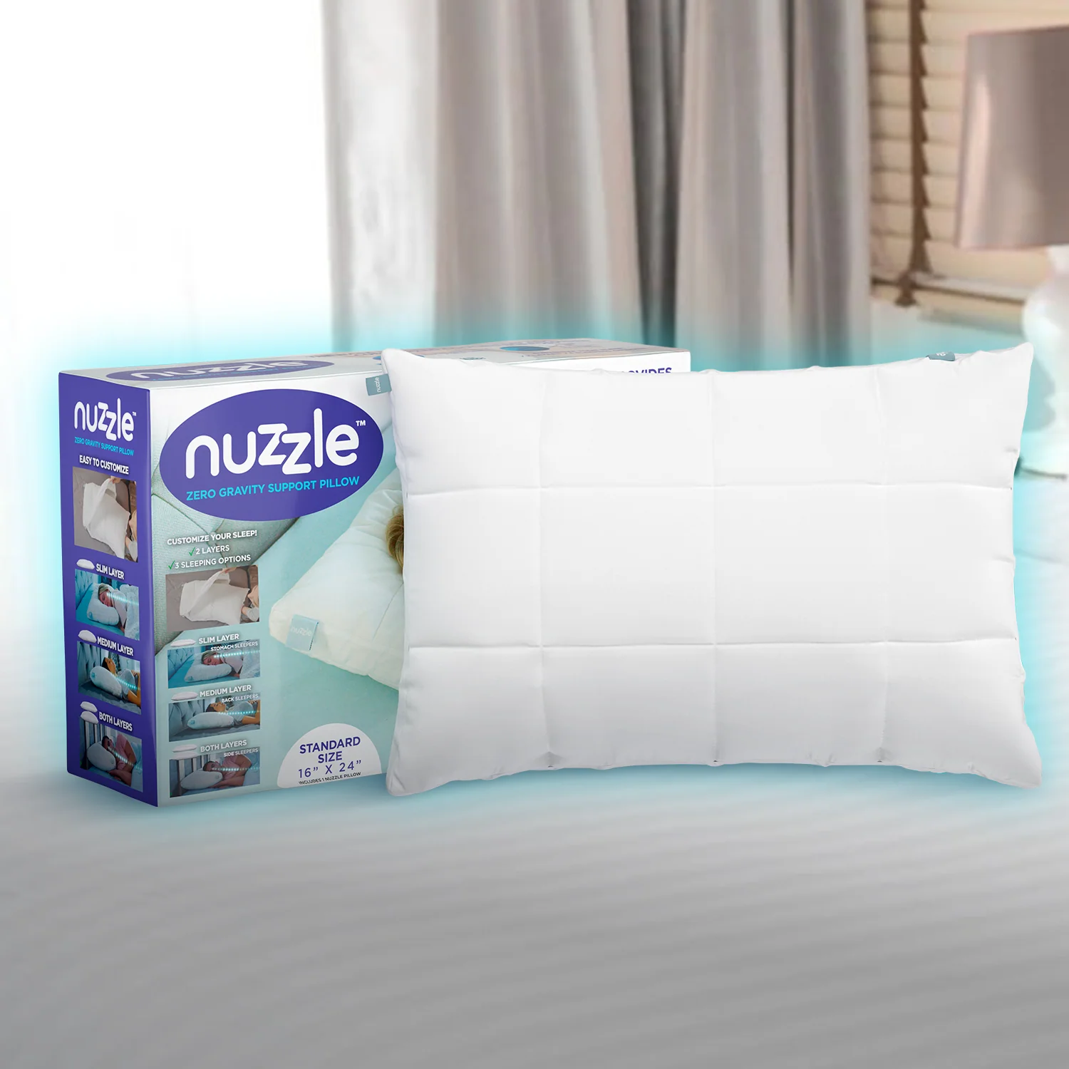 Nuzzle Pillow - Queen Size Special Offer
